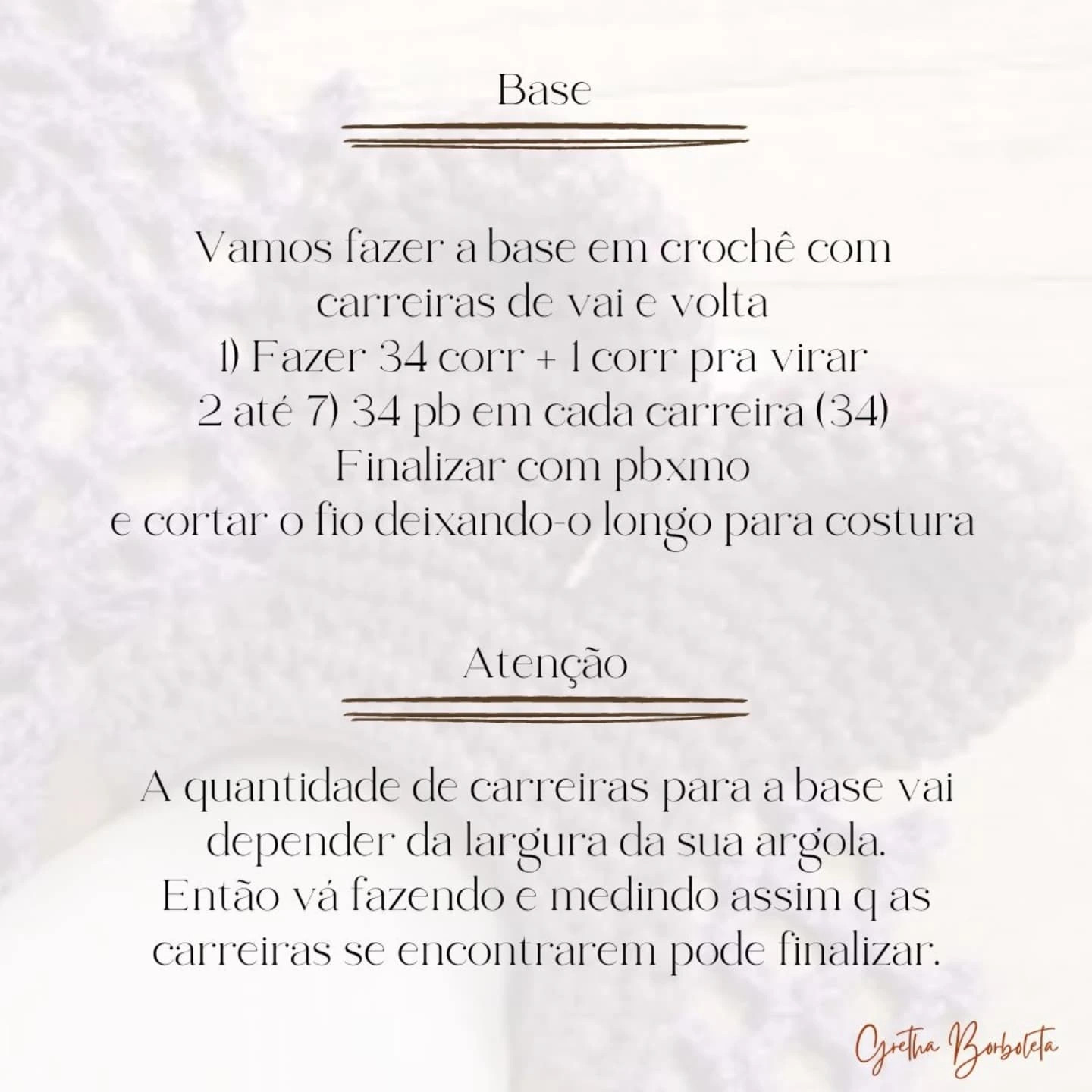 Porta Guardanapo Orelhas de Coelho: Gráfico de Crochê