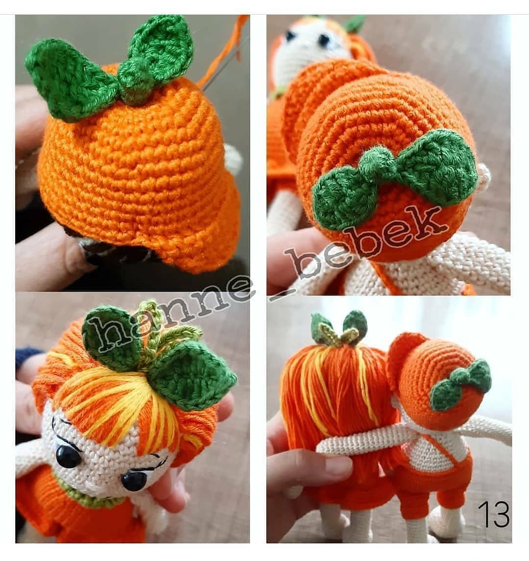 Portakallı Bebekler: Ücretsiz Amigurumi Tığ İşi Tarifi