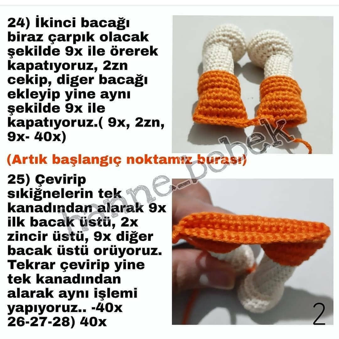 Portakallı Bebekler: Ücretsiz Amigurumi Tığ İşi Tarifi