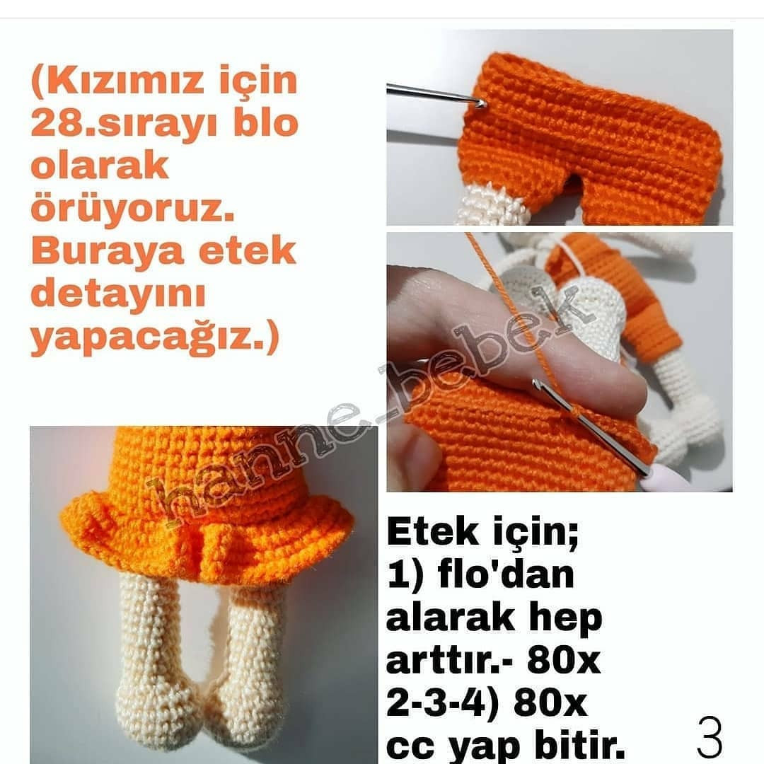 Portakallı Bebekler: Ücretsiz Amigurumi Tığ İşi Tarifi