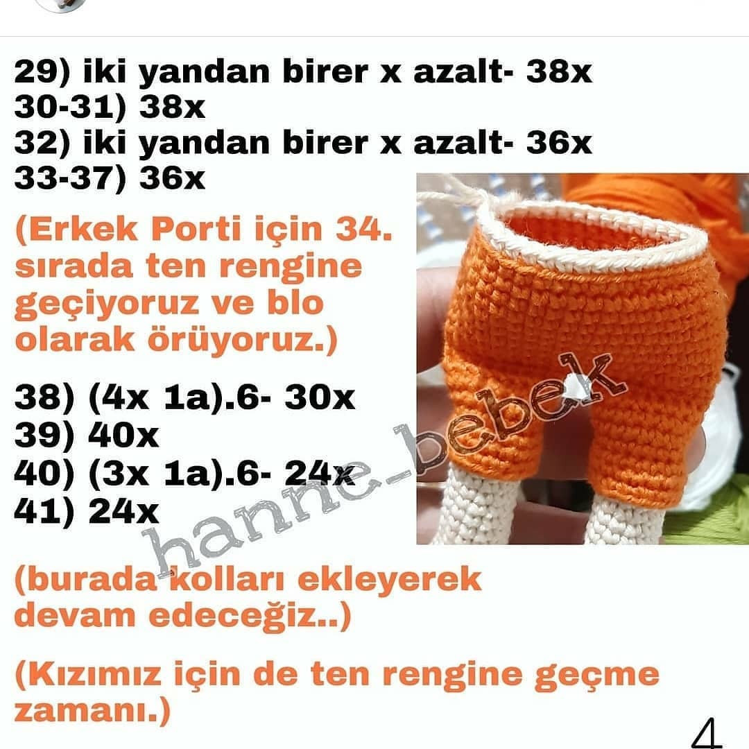 Portakallı Bebekler: Ücretsiz Amigurumi Tığ İşi Tarifi