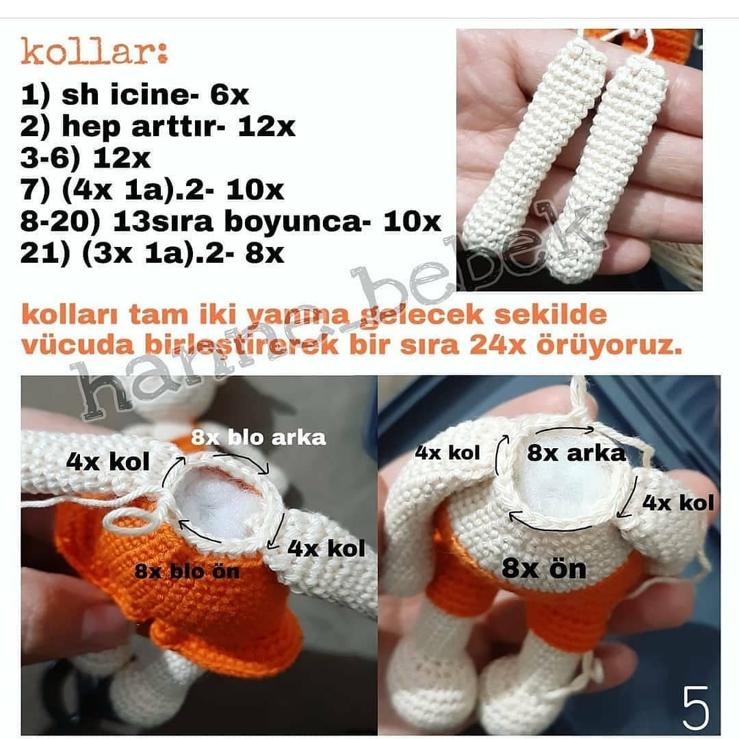 Portakallı Bebekler: Ücretsiz Amigurumi Tığ İşi Tarifi