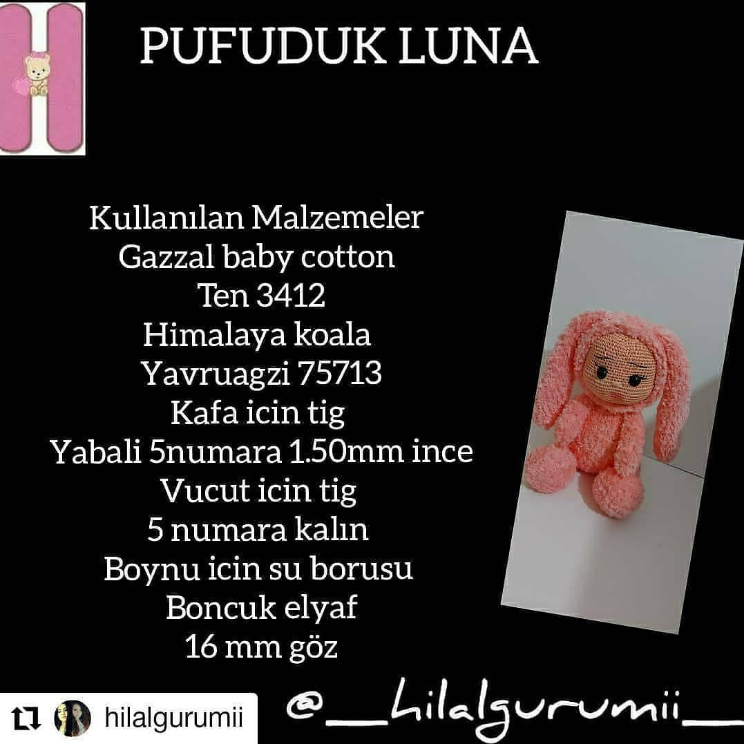 Pufuduk Luna Amigurumi Tarifi
