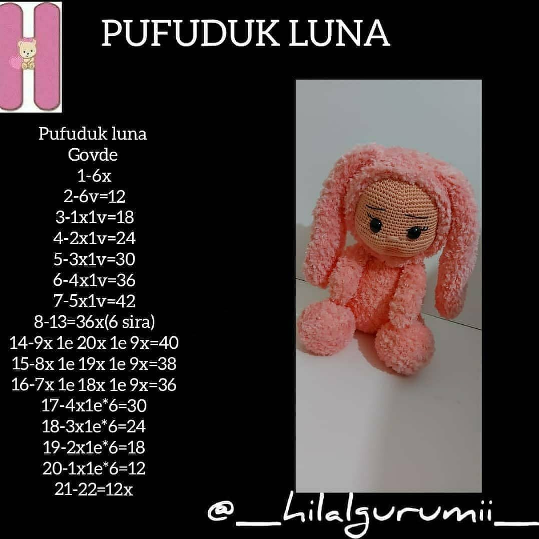 Pufuduk Luna Amigurumi Tarifi