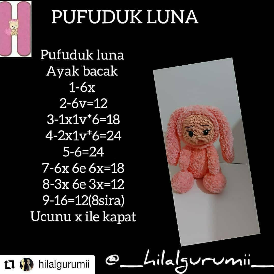 Pufuduk Luna Amigurumi Tarifi