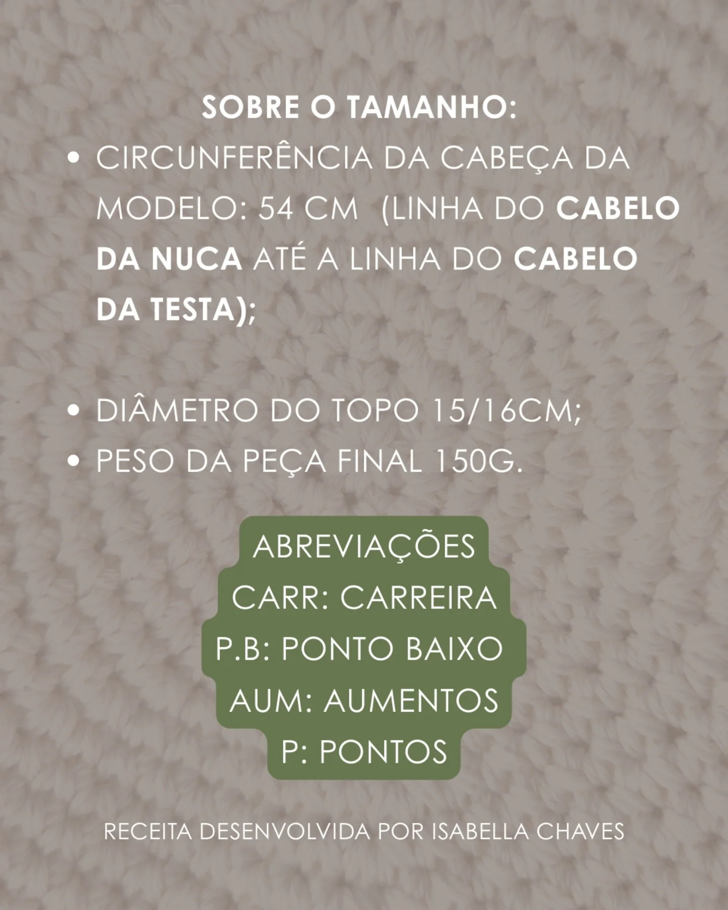 RECEITA DE CHAPÉU DE CROCHÊ BUCKET