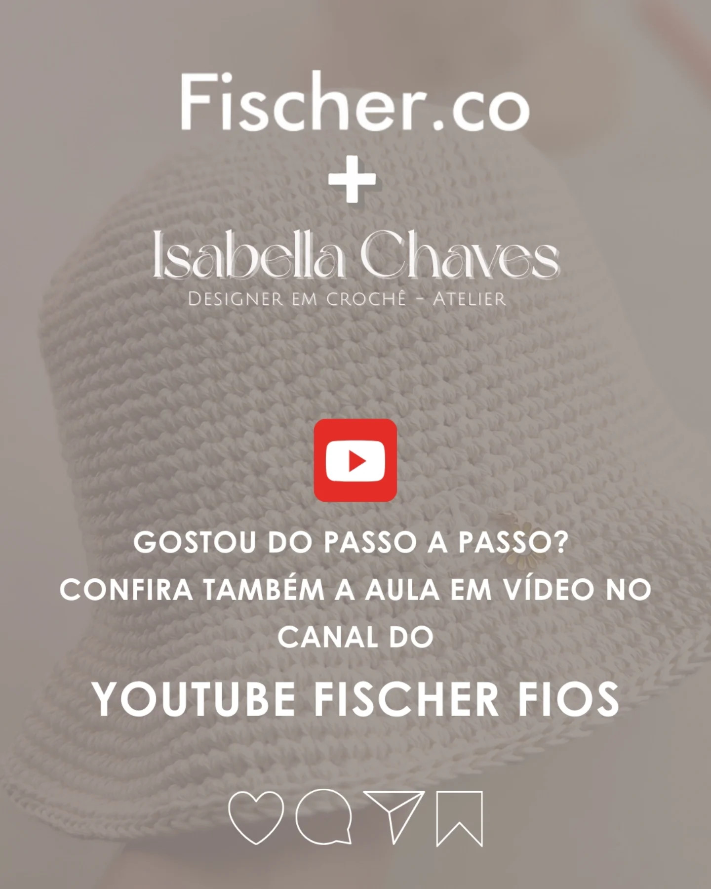 RECEITA DE CHAPÉU DE CROCHÊ BUCKET