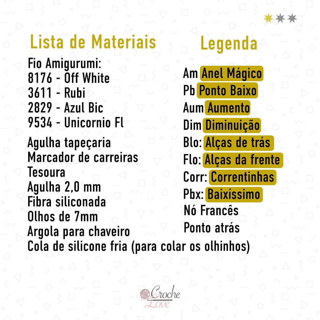 Receita de chaveiro amigurumi palhaço colorido