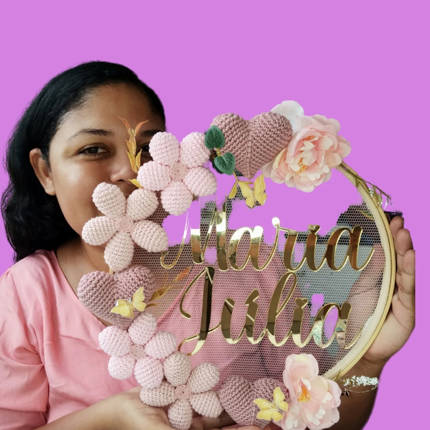 Receita Gráfica de Amigurumi: Coração em Crochê