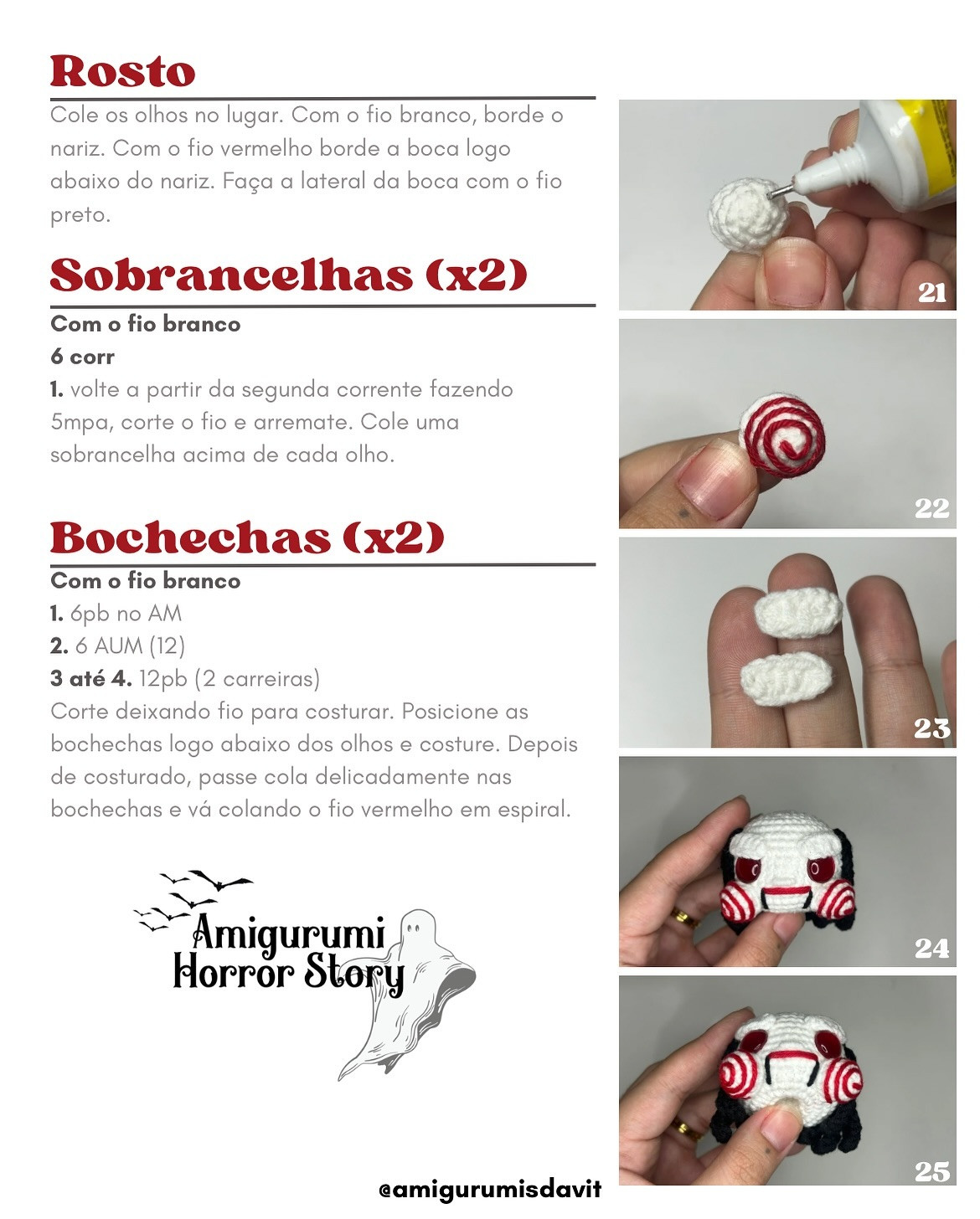 Receita Grátis Amigurumi Billy - O Quebra-Cabeças