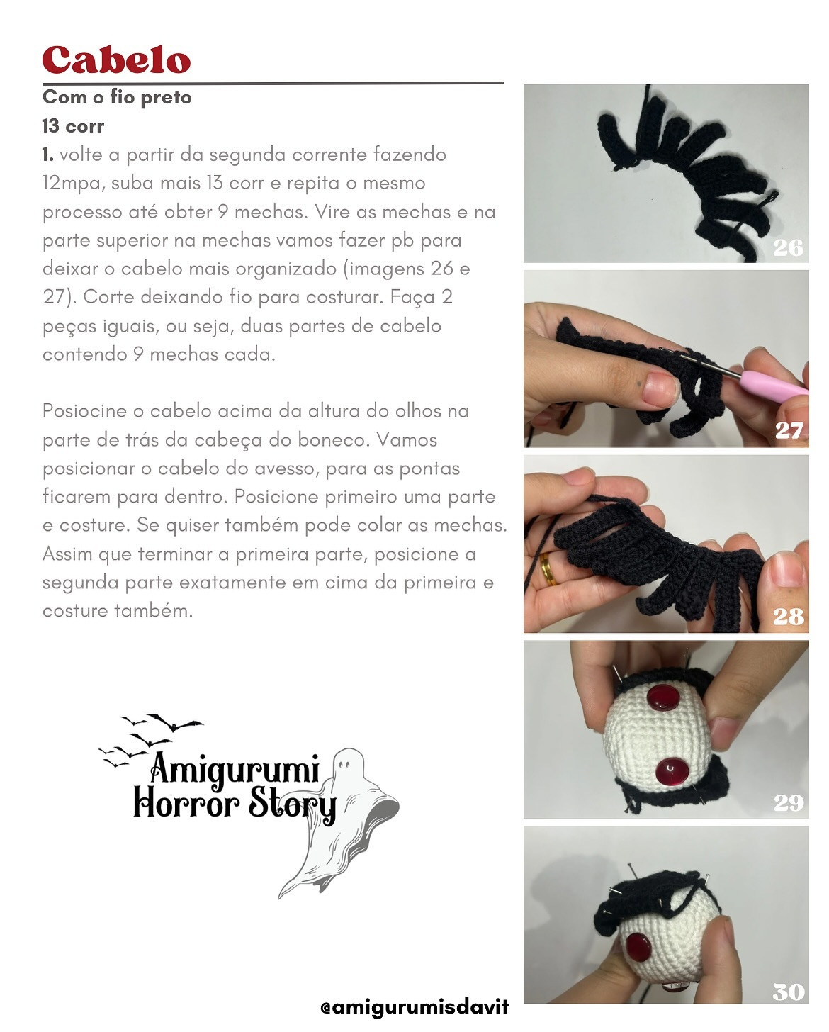 Receita Grátis Amigurumi Billy - O Quebra-Cabeças