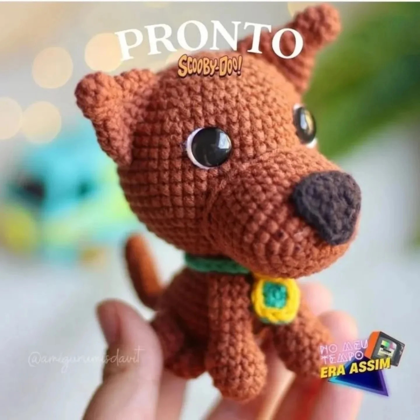 RECEITA GRÁTIS: Amigurumi Scooby-Doo!