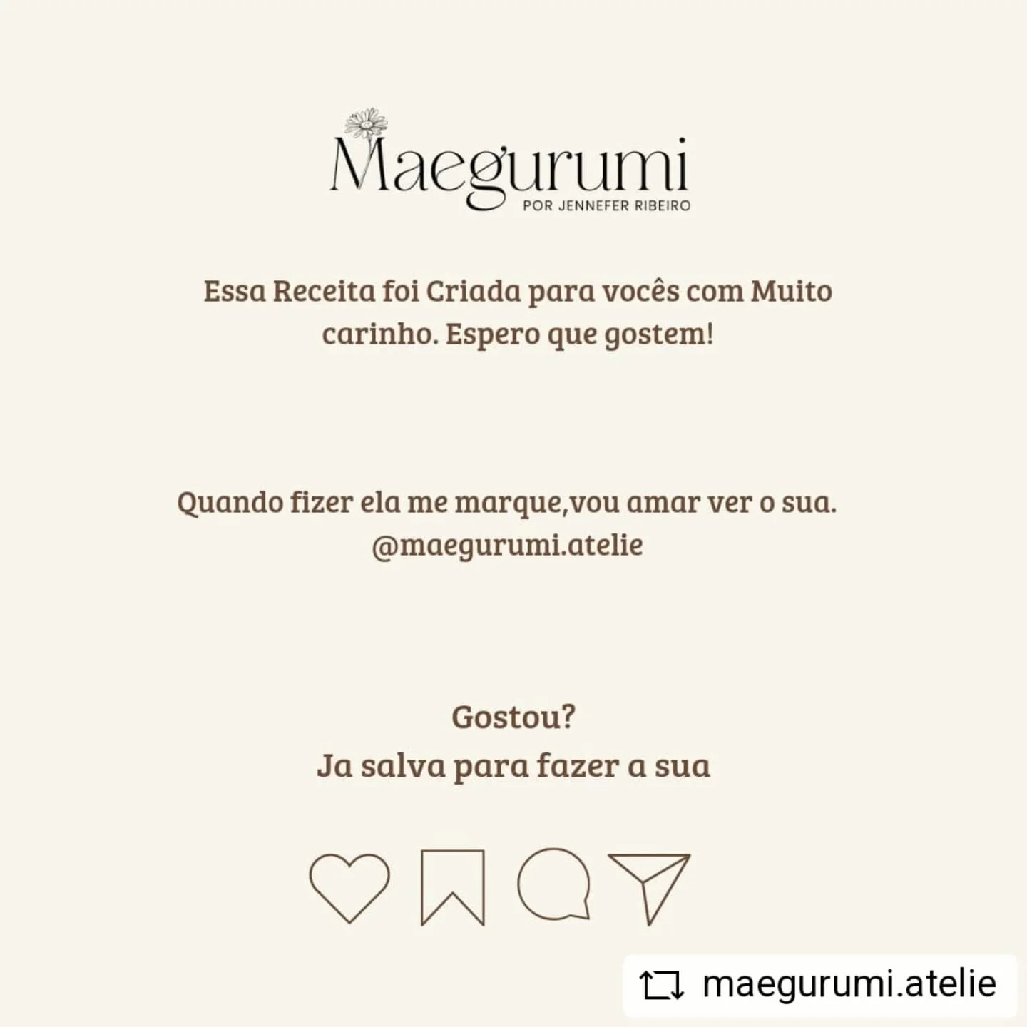 Receita Grátis: Charme em Formato de Coração de Crochê