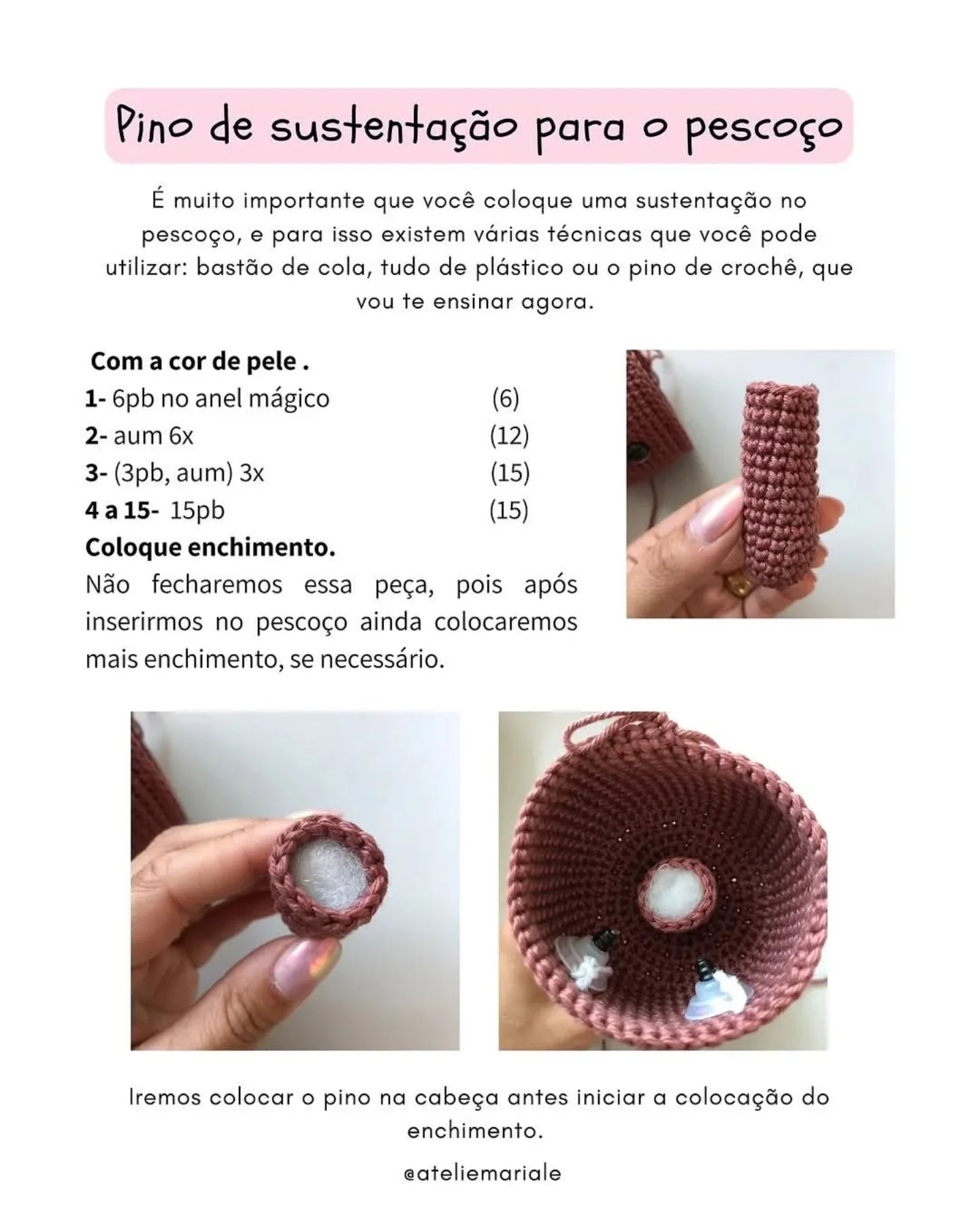 Receita Grátis de Amigurumi: Boneca Valentina