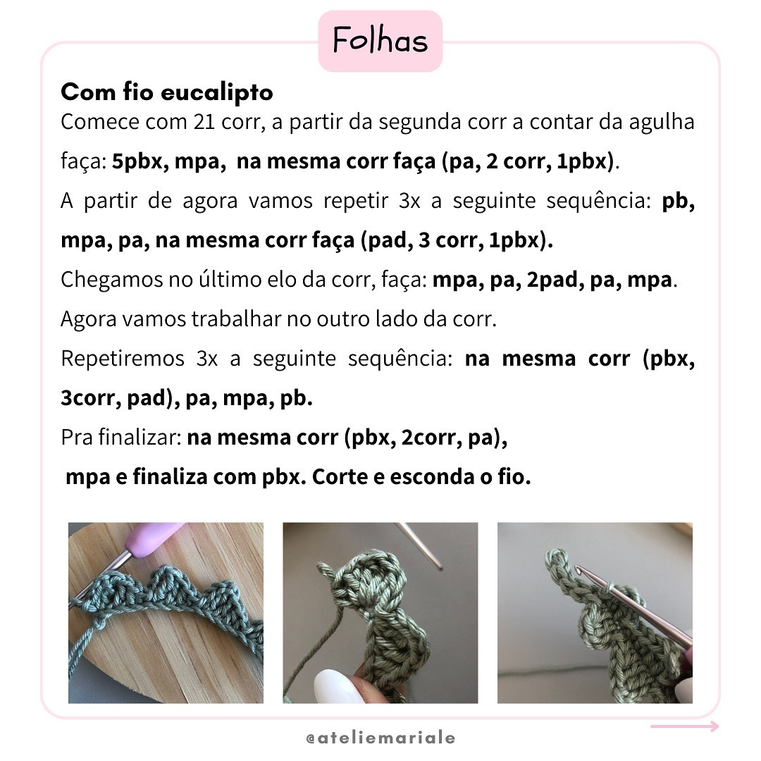 Receita Grátis de Amigurumi: Cogumelos e Bolota