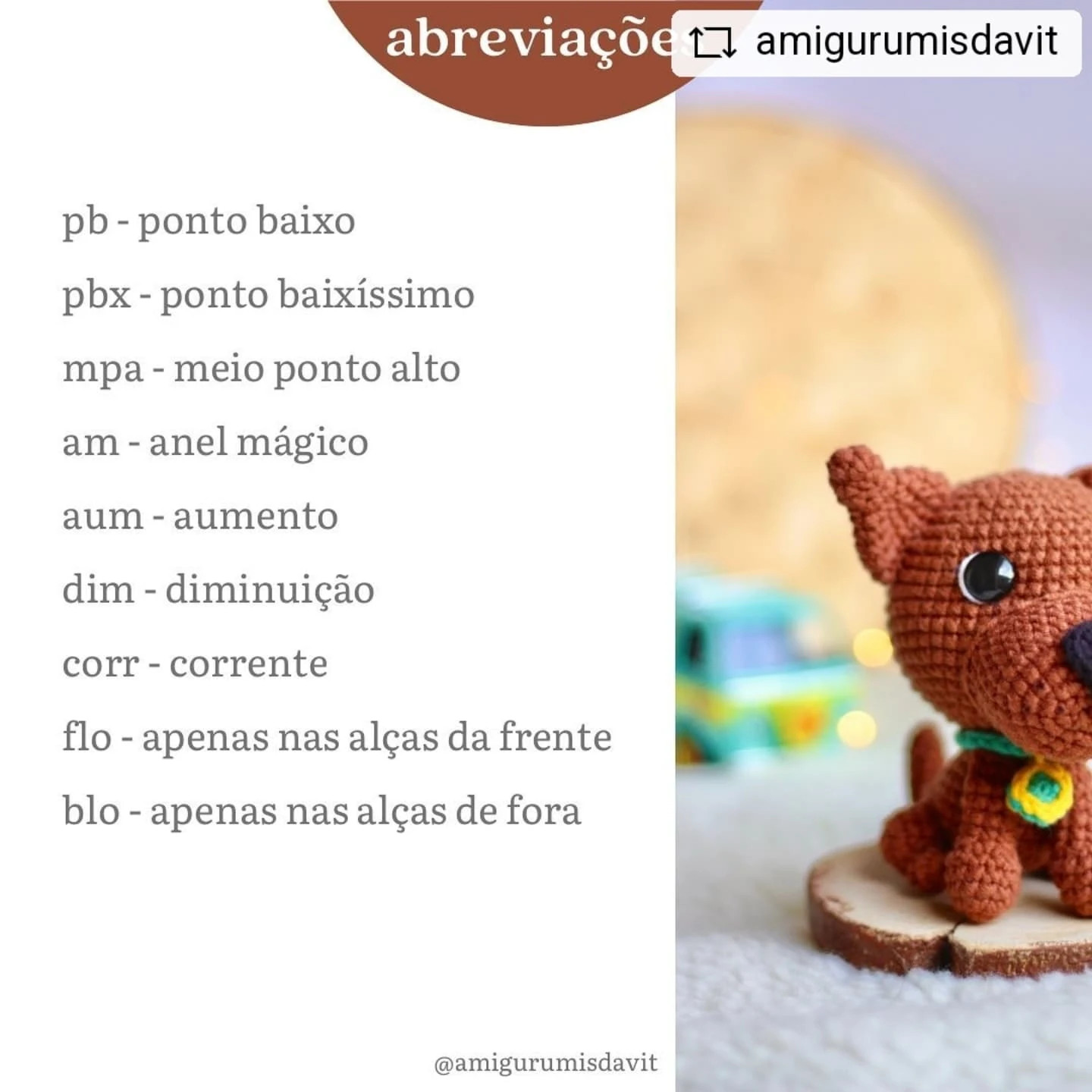 Receita Grátis de Amigurumi Scooby-Doo! Faça seu próprio cãozinho fofo!