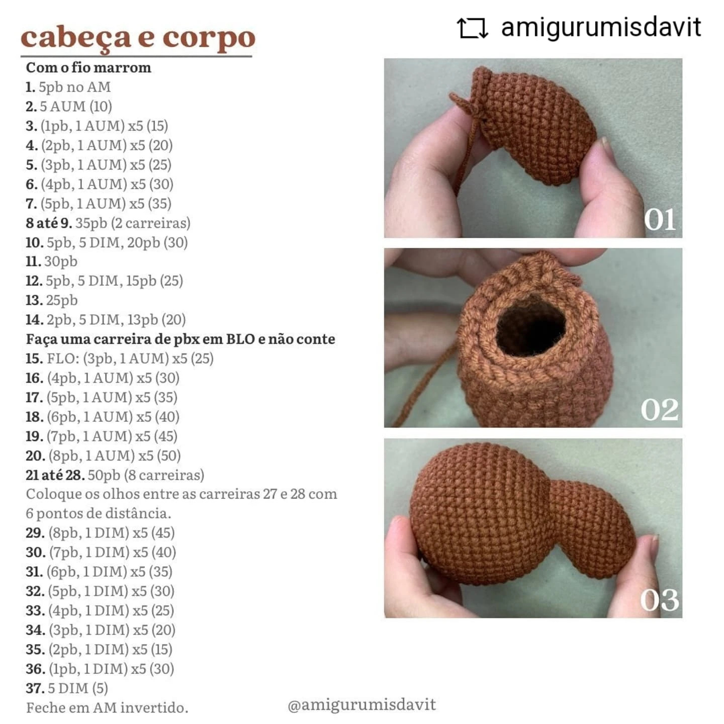 Receita Grátis de Amigurumi Scooby-Doo! Faça seu próprio cãozinho fofo!