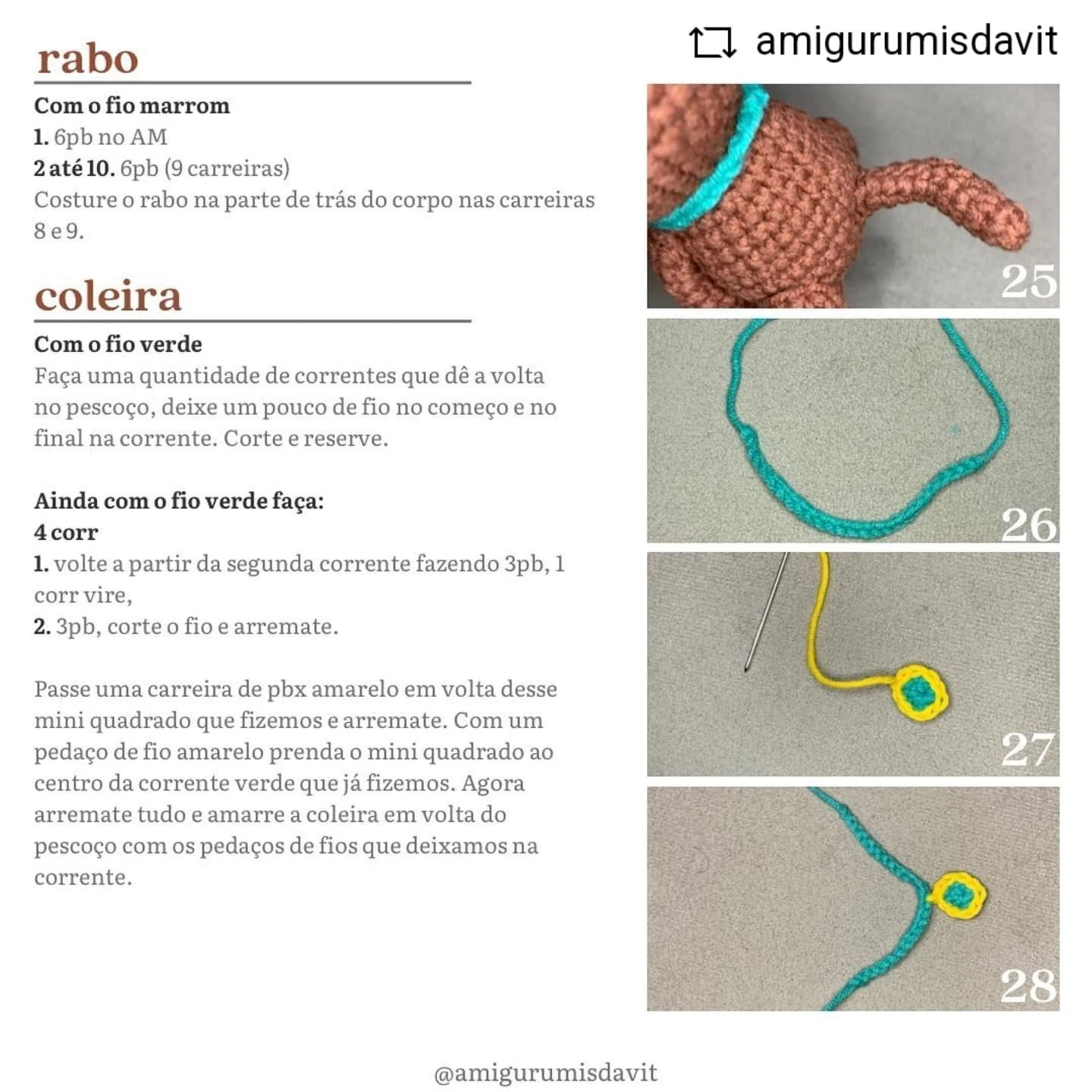 Receita Grátis de Amigurumi Scooby-Doo! Faça seu próprio cãozinho fofo!