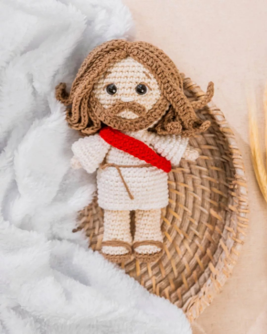 Receita Grátis de Jesus Amigurumi