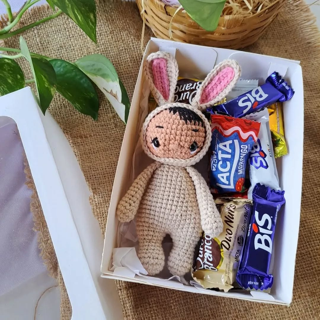 Receita gratuita: Amigurumi coelhinho bebê