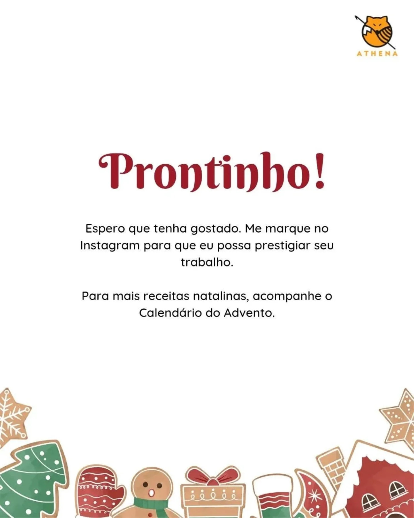 Receita gratuita de amigurumi: Boneco de gengibre para o Calendário do Advento