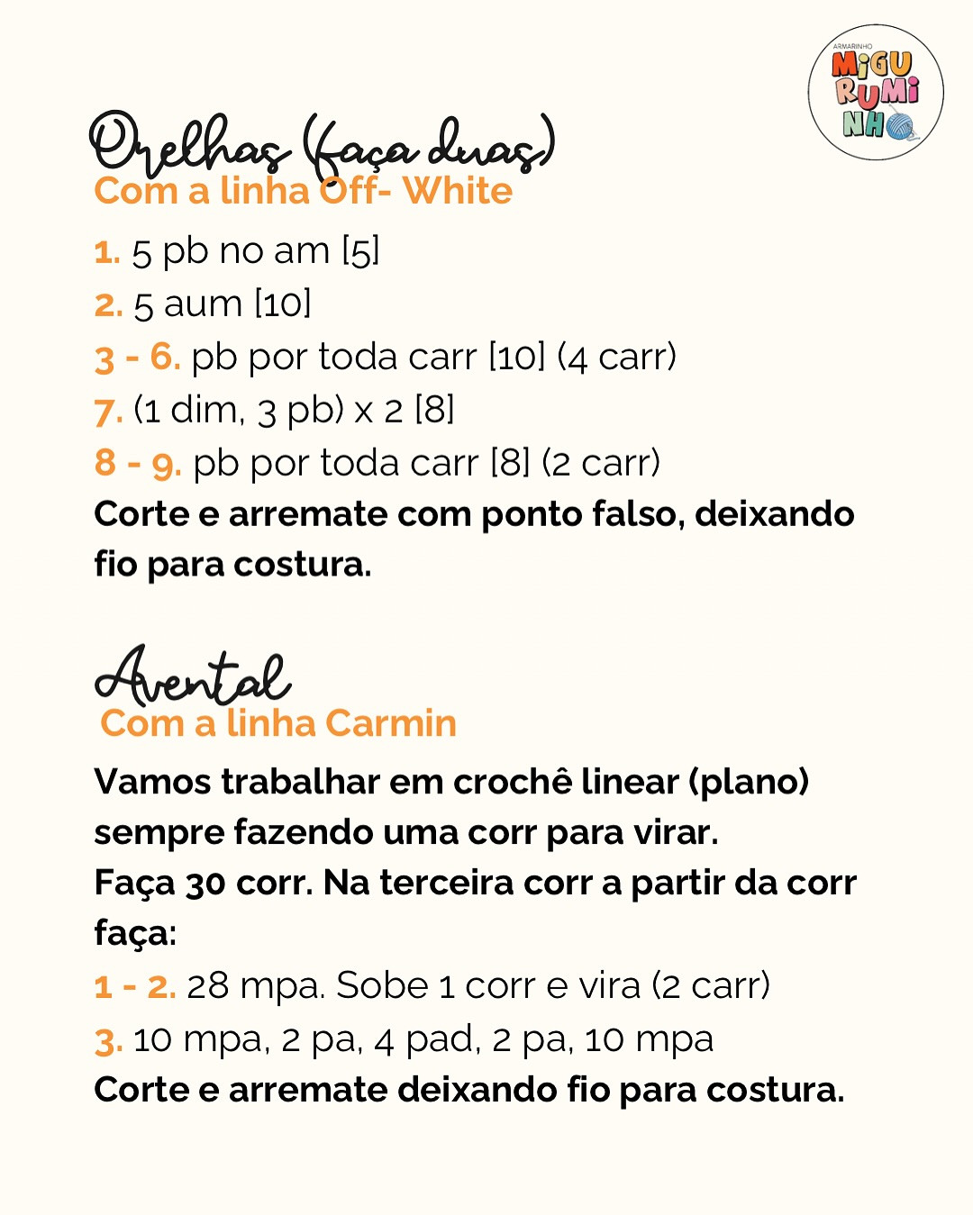 Receita gratuita de amigurumi coelhinho algodão doce