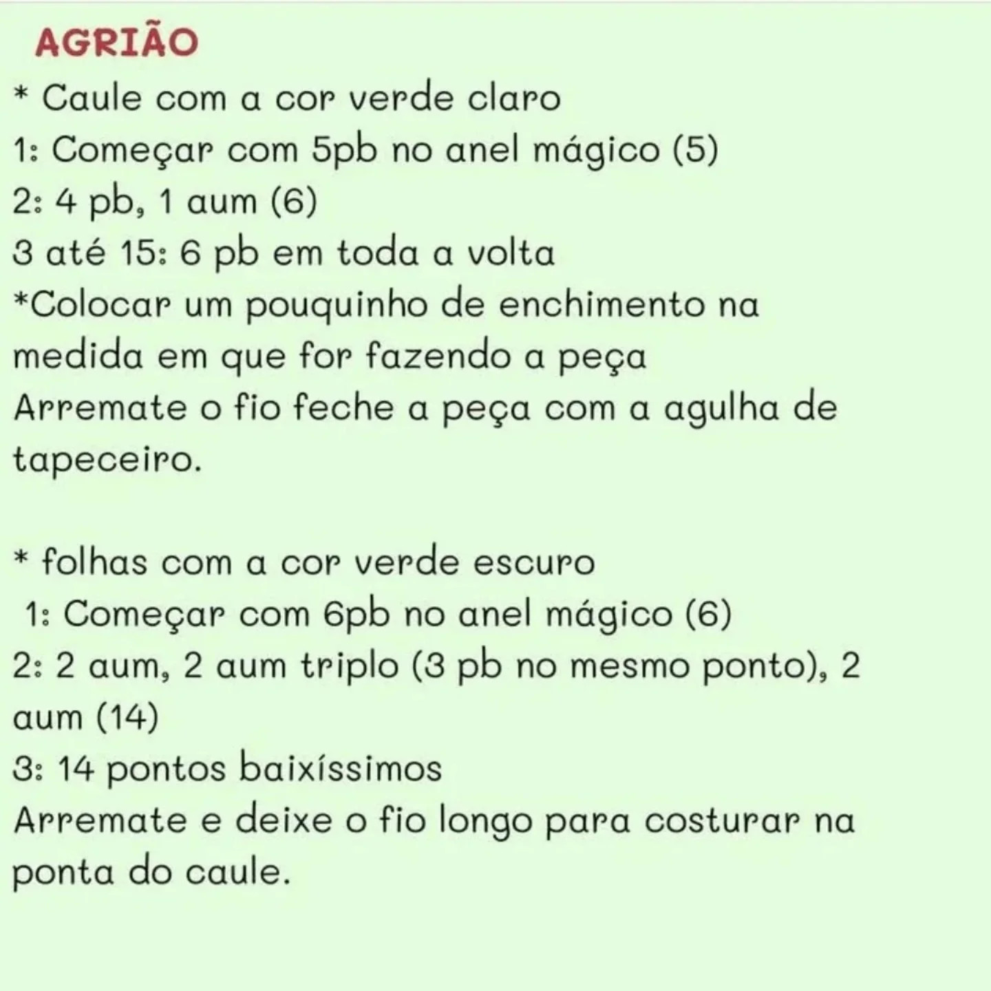 Receita gratuita de amigurumi de patinho com plantinha
