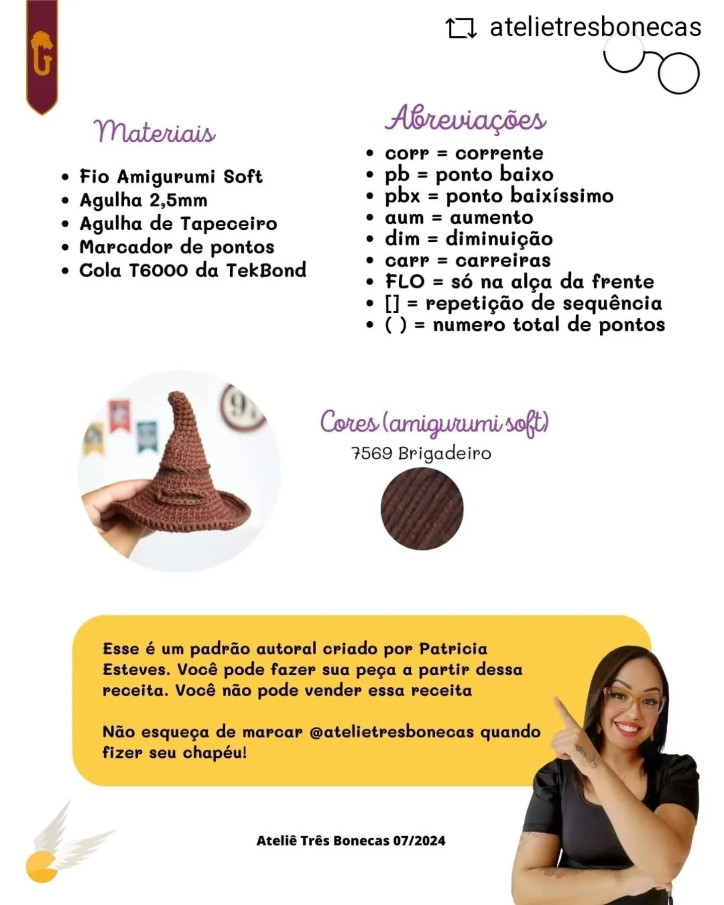 Receita Gratuita de Chapéu Seletor