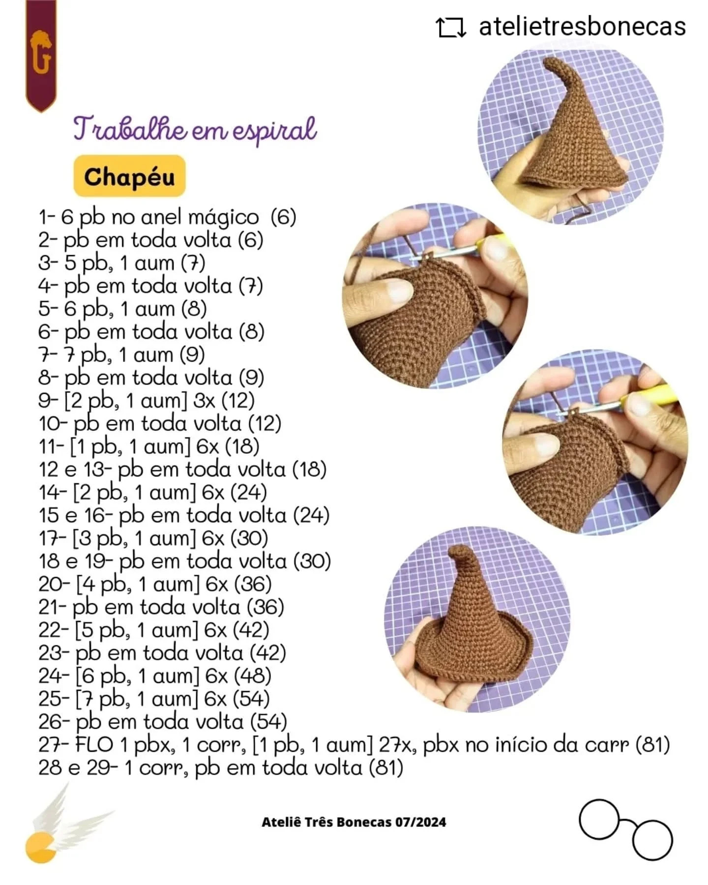 Receita Gratuita de Chapéu Seletor