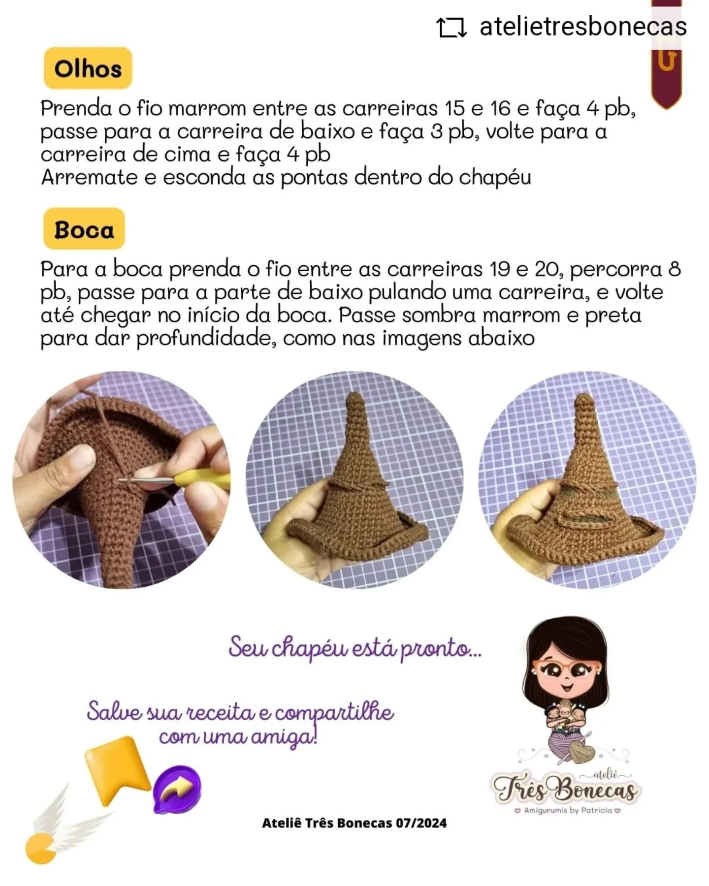 Receita Gratuita de Chapéu Seletor