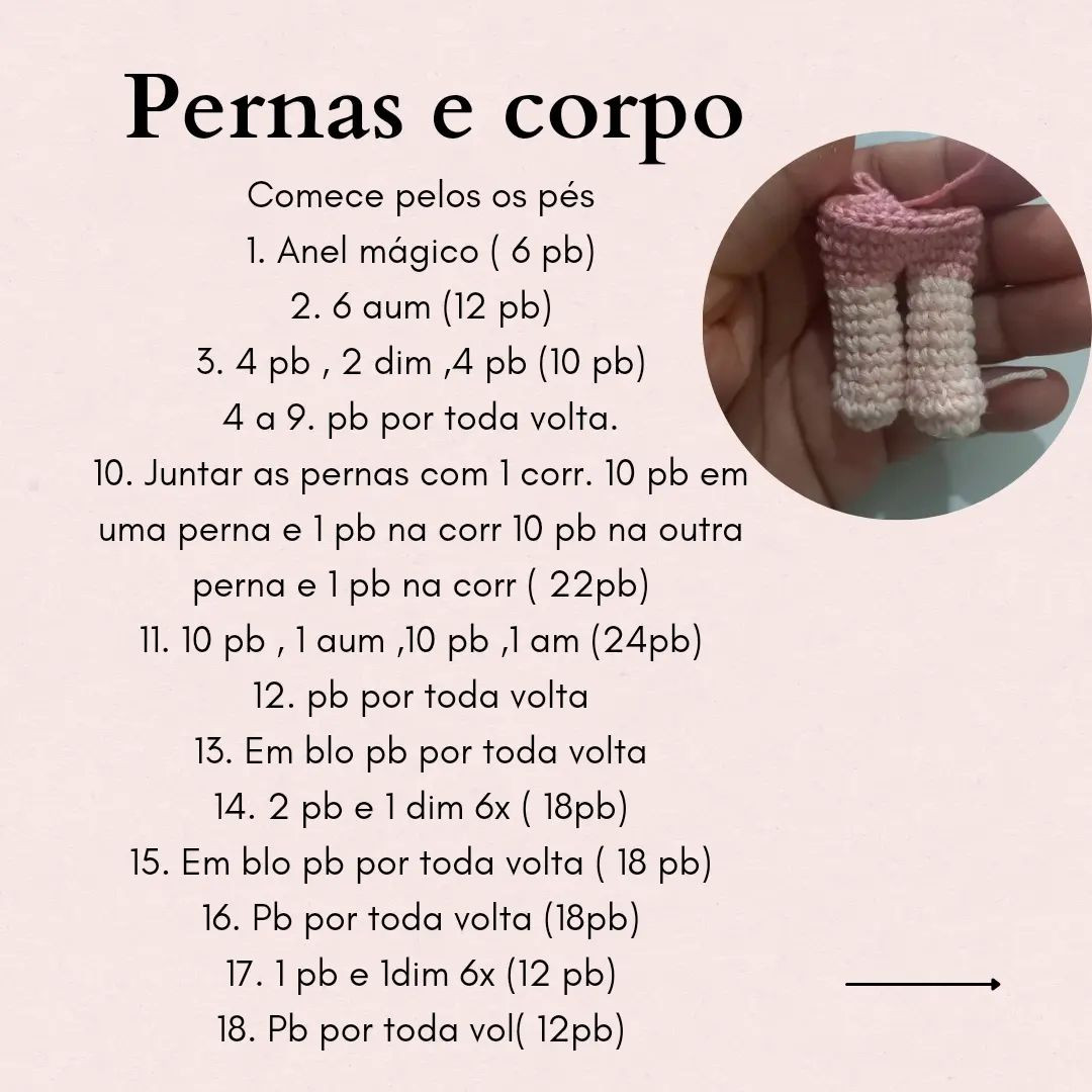 Receita gratuita de chaveiro bailarina em crochê