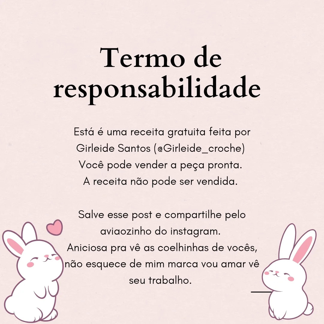 Receita gratuita de chaveiro coelhinha amigurumi