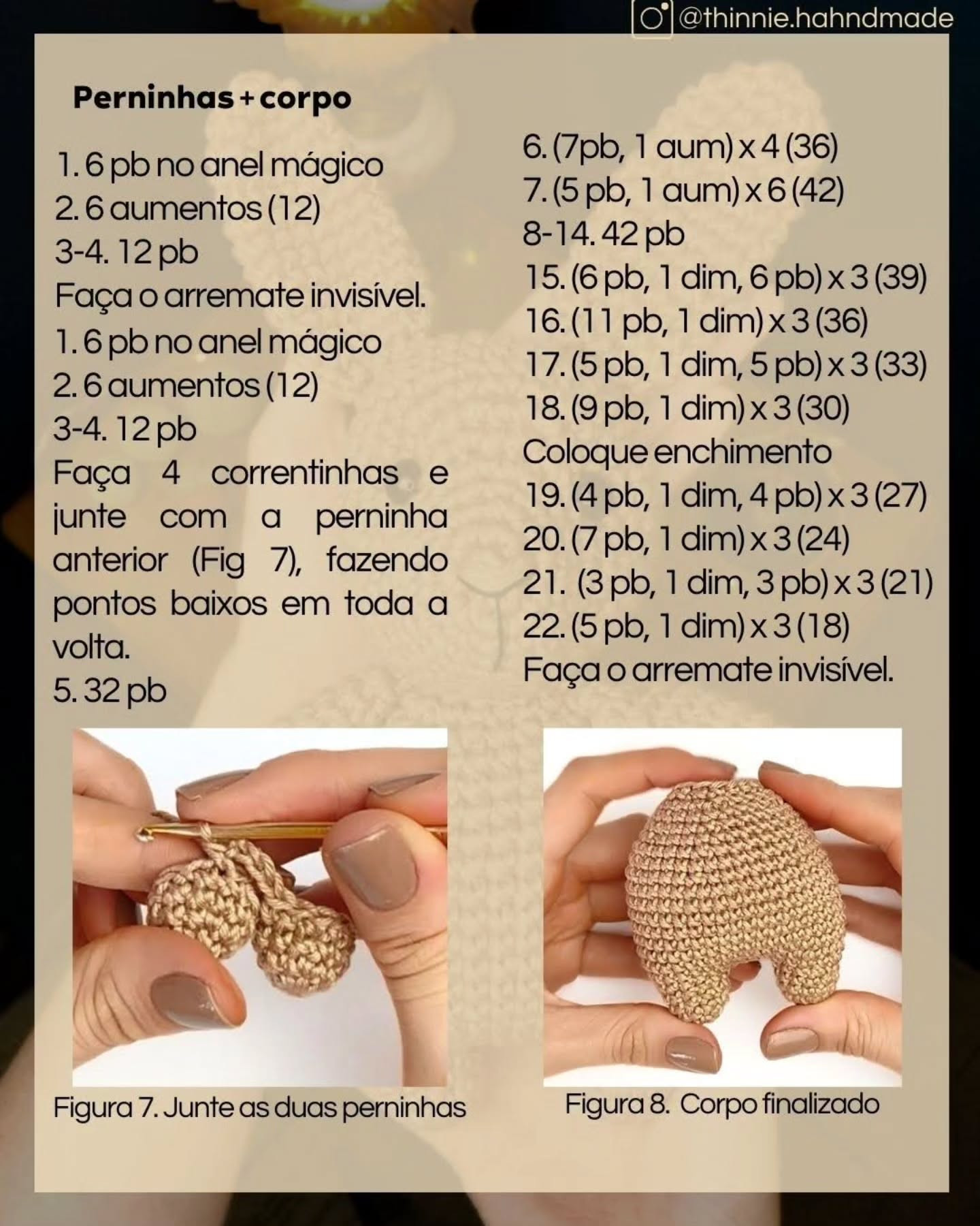 Receita gratuita de coelhinho amigurumi para iniciantes