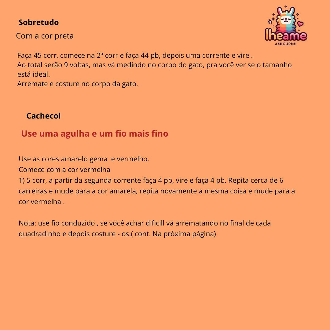 Receita gratuita do gato Croche Harry Potter