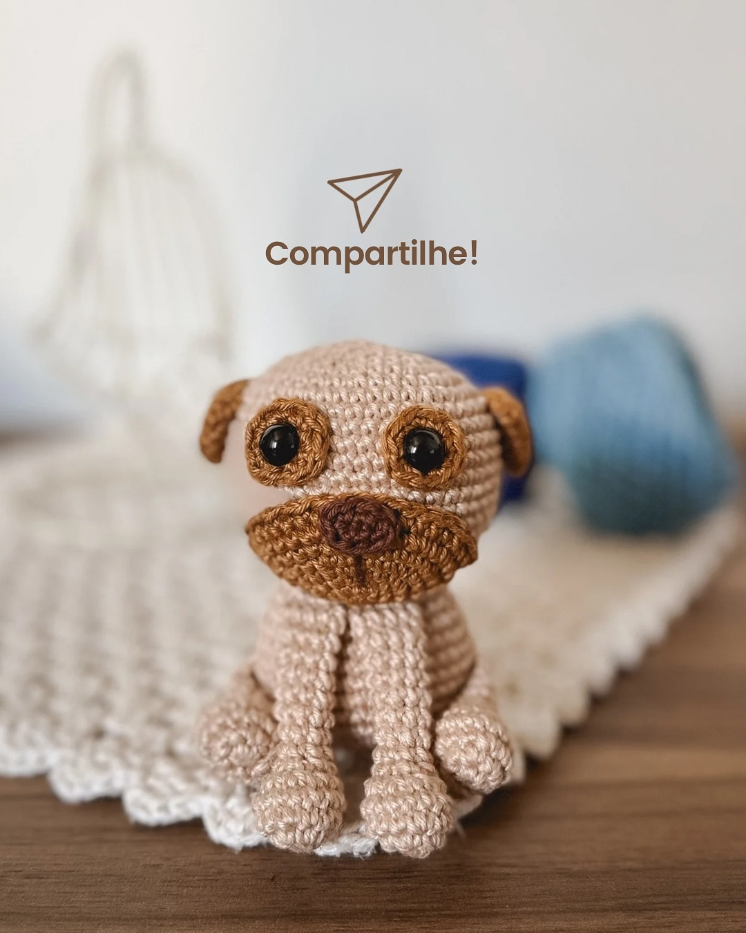 Rosquinha: Gráfico de crochê de cachorro grátis