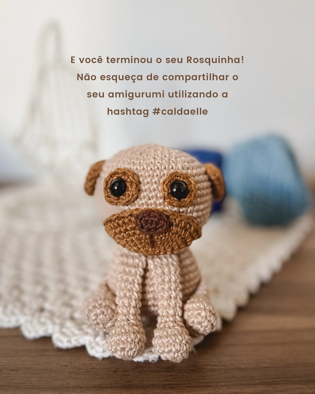 Rosquinha: Gráfico de crochê de cachorro grátis