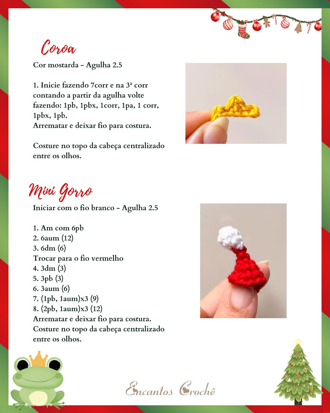 Sapinho Príncipe: Gráfico de crochê gratuito