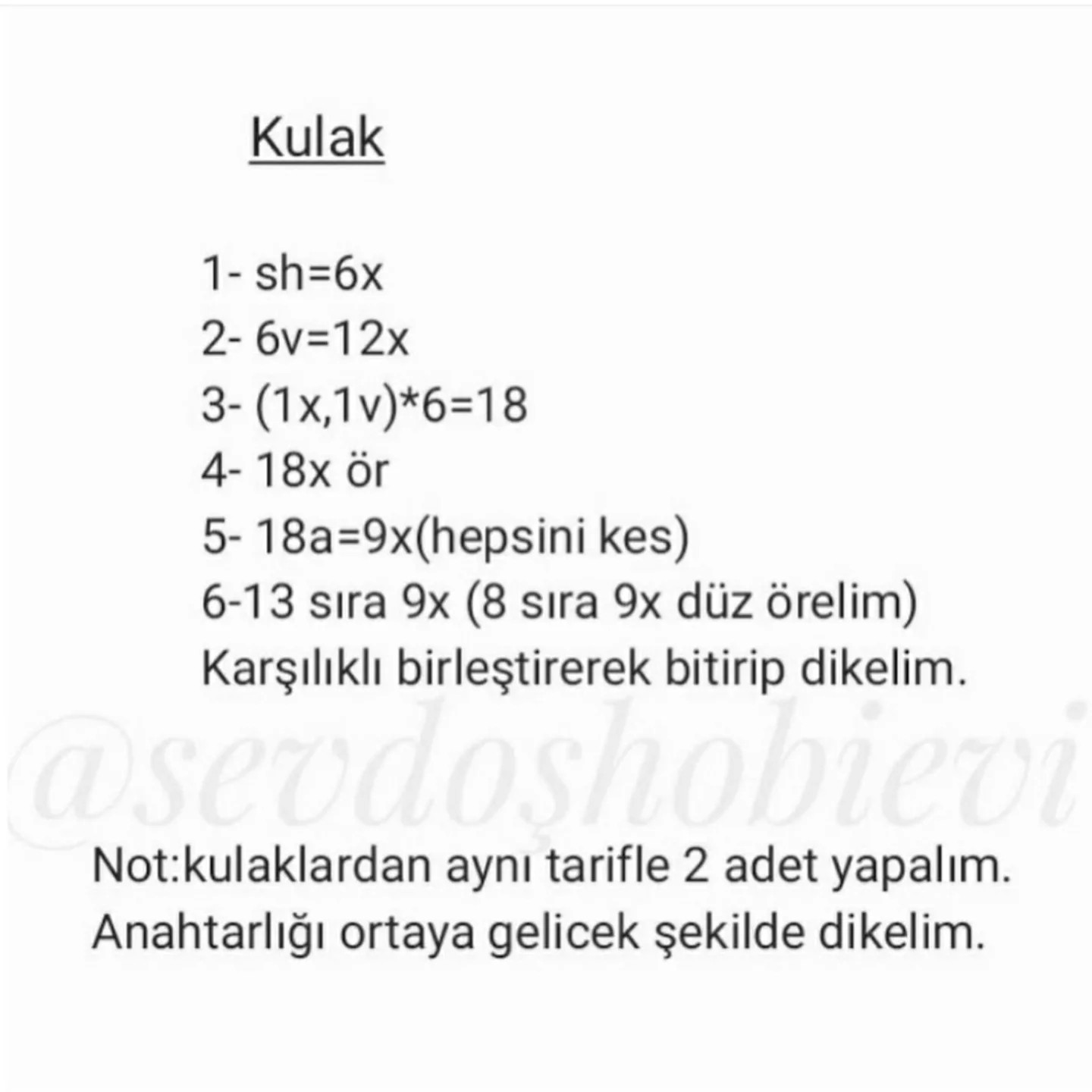 Sevimli Köpüş Anahtarlık Tığ İşi Tarifi