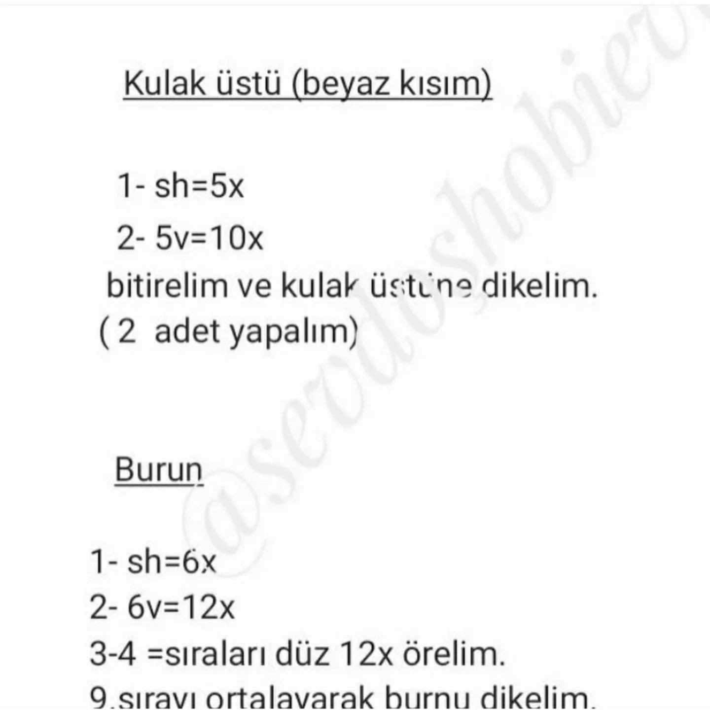 Sevimli Köpüş Anahtarlık Tığ İşi Tarifi