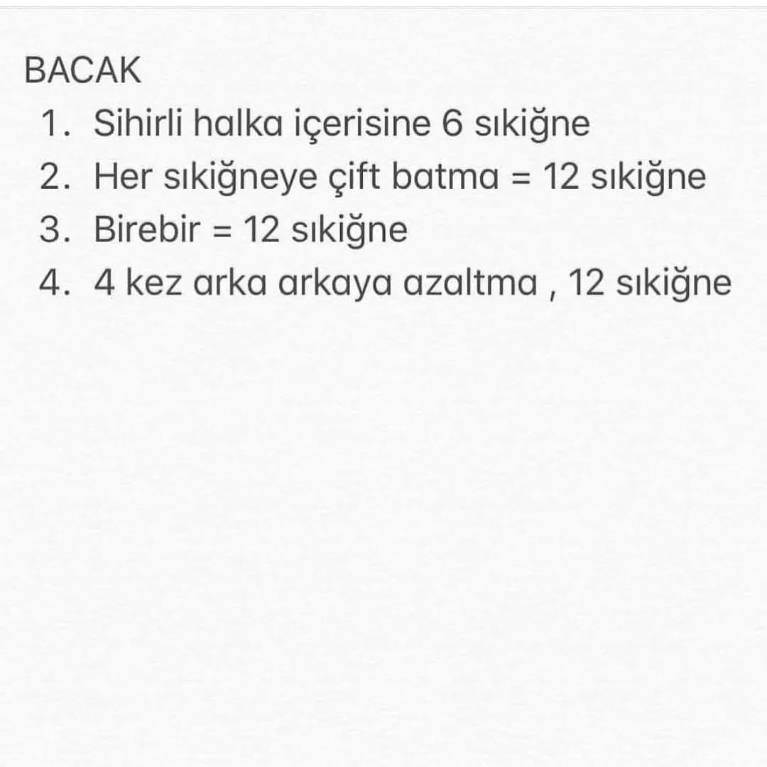 Sevimli Kuzu Amigurumi Şeması