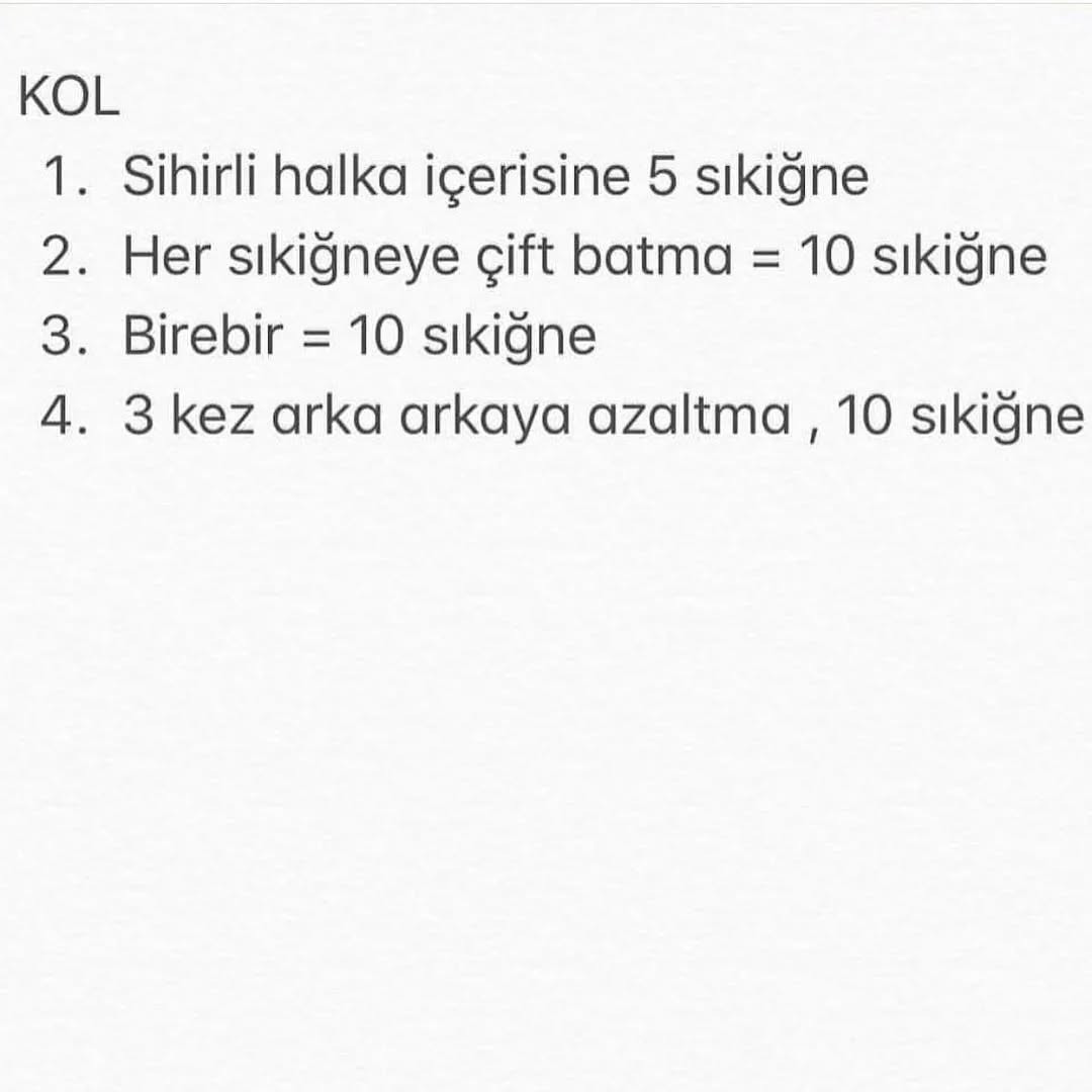 Sevimli Kuzu Amigurumi Şeması