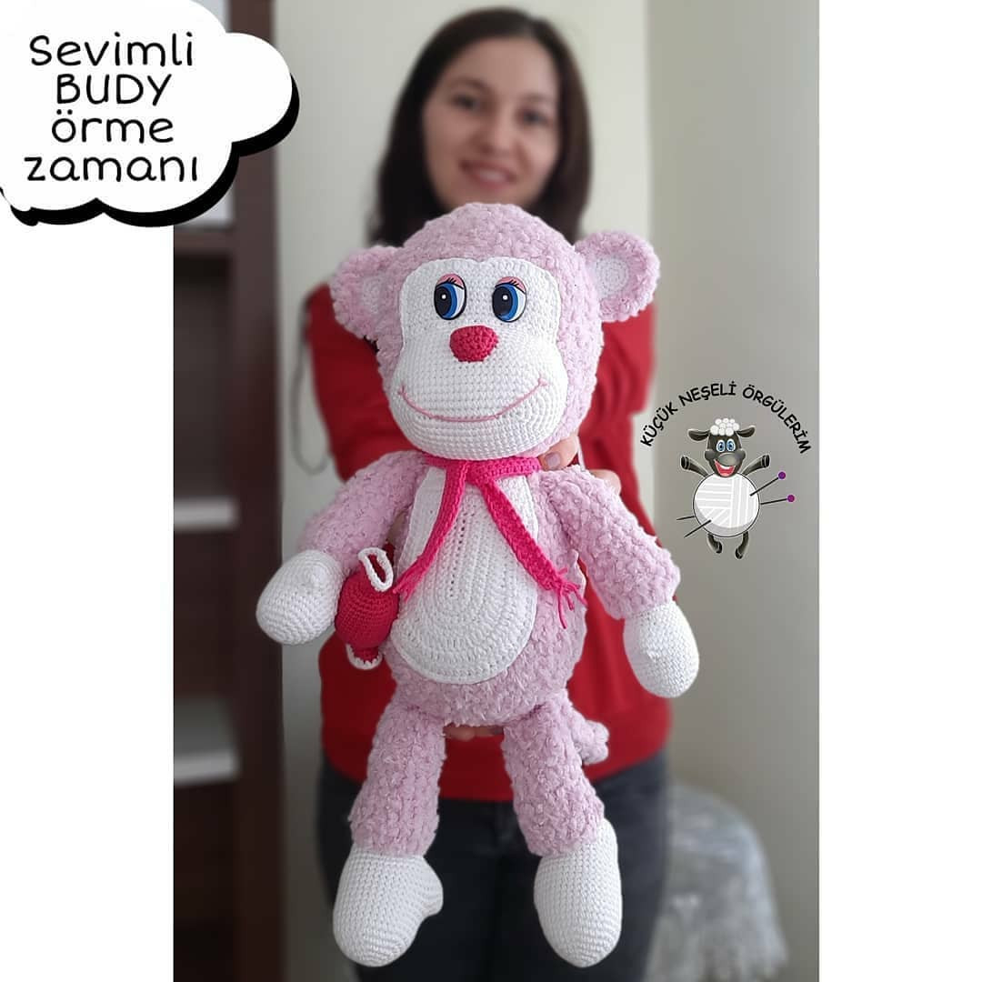 Sevimli Maymun Amigurumi Şeması