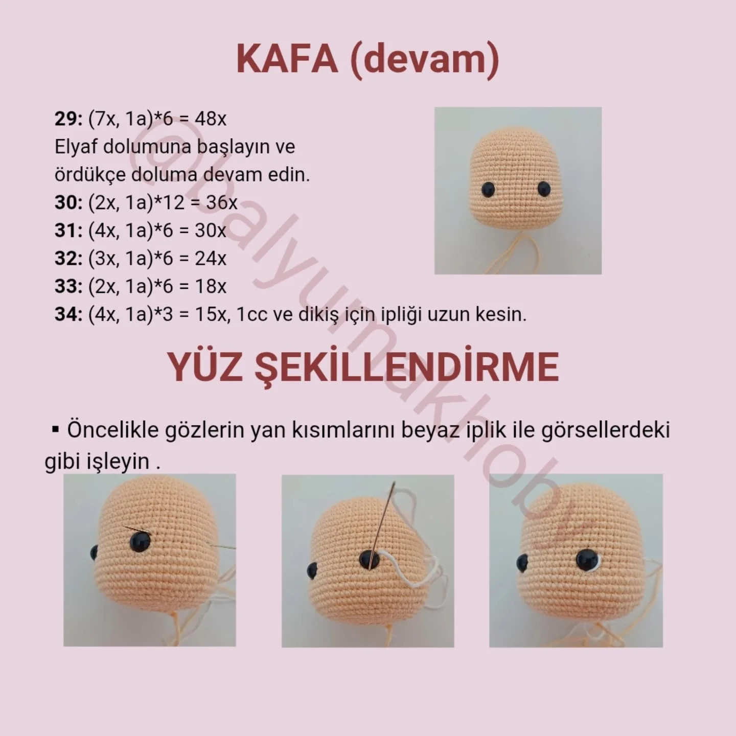 Şirin Bebek Örgü Şeması