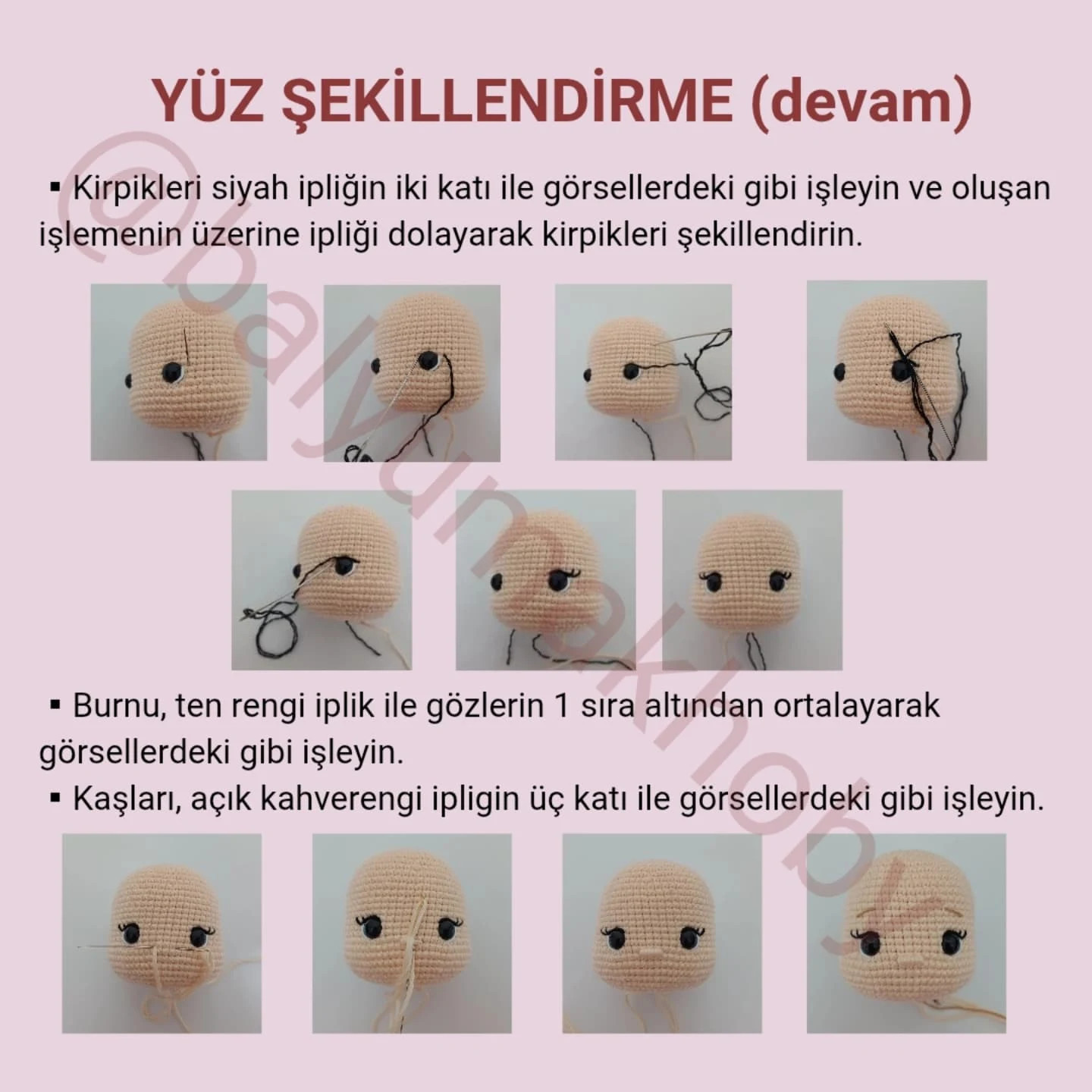 Şirin Bebek Örgü Şeması