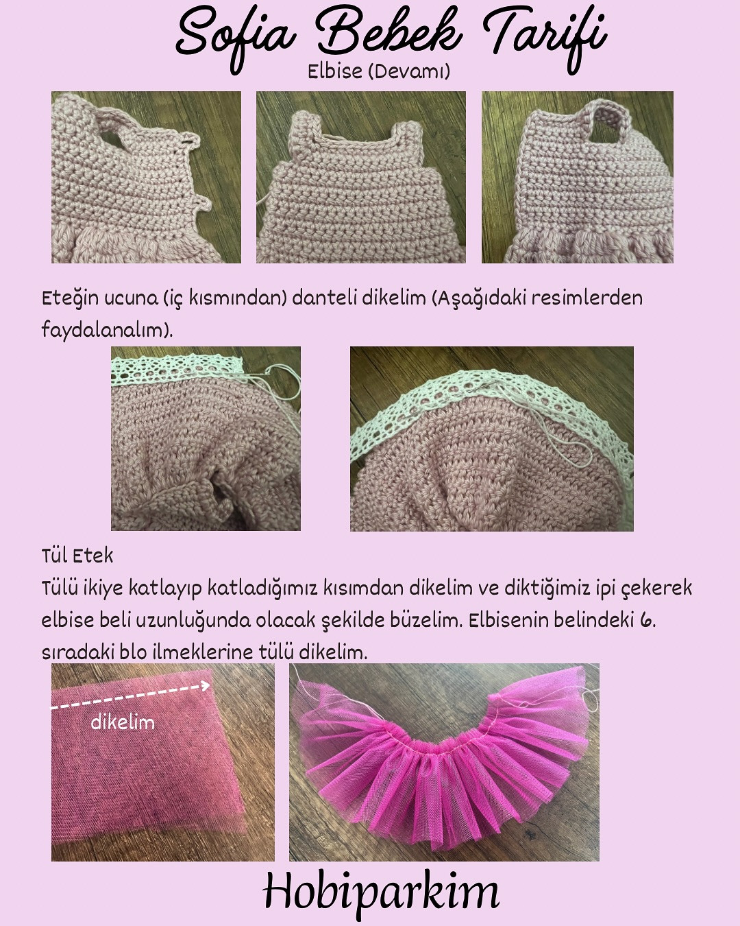 Sofia Bebek Amigurumi Şeması