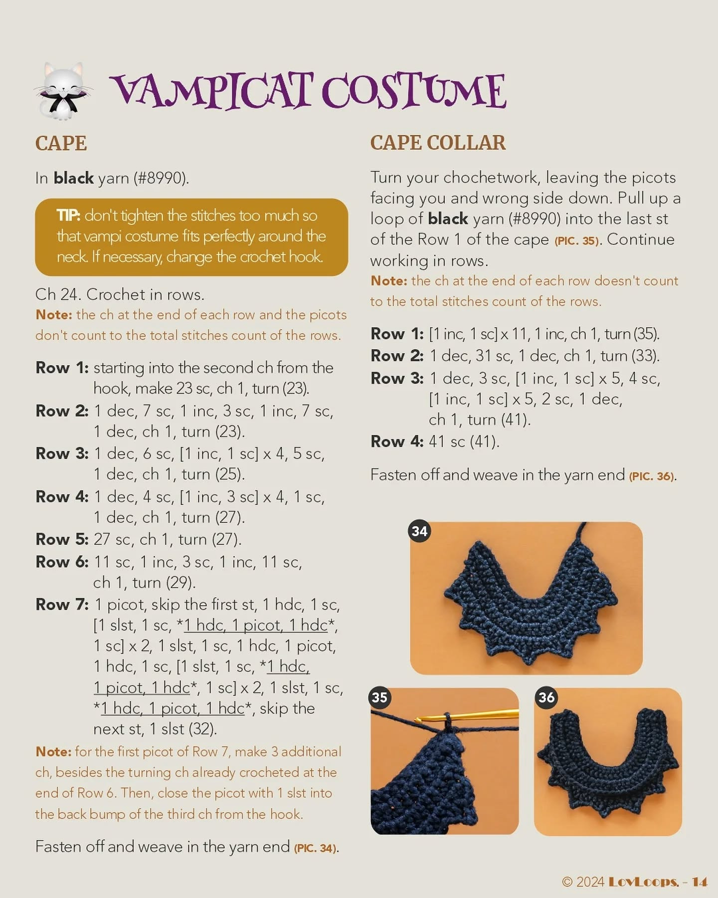 Spooky Cats Crochet Collection: Free Patterns