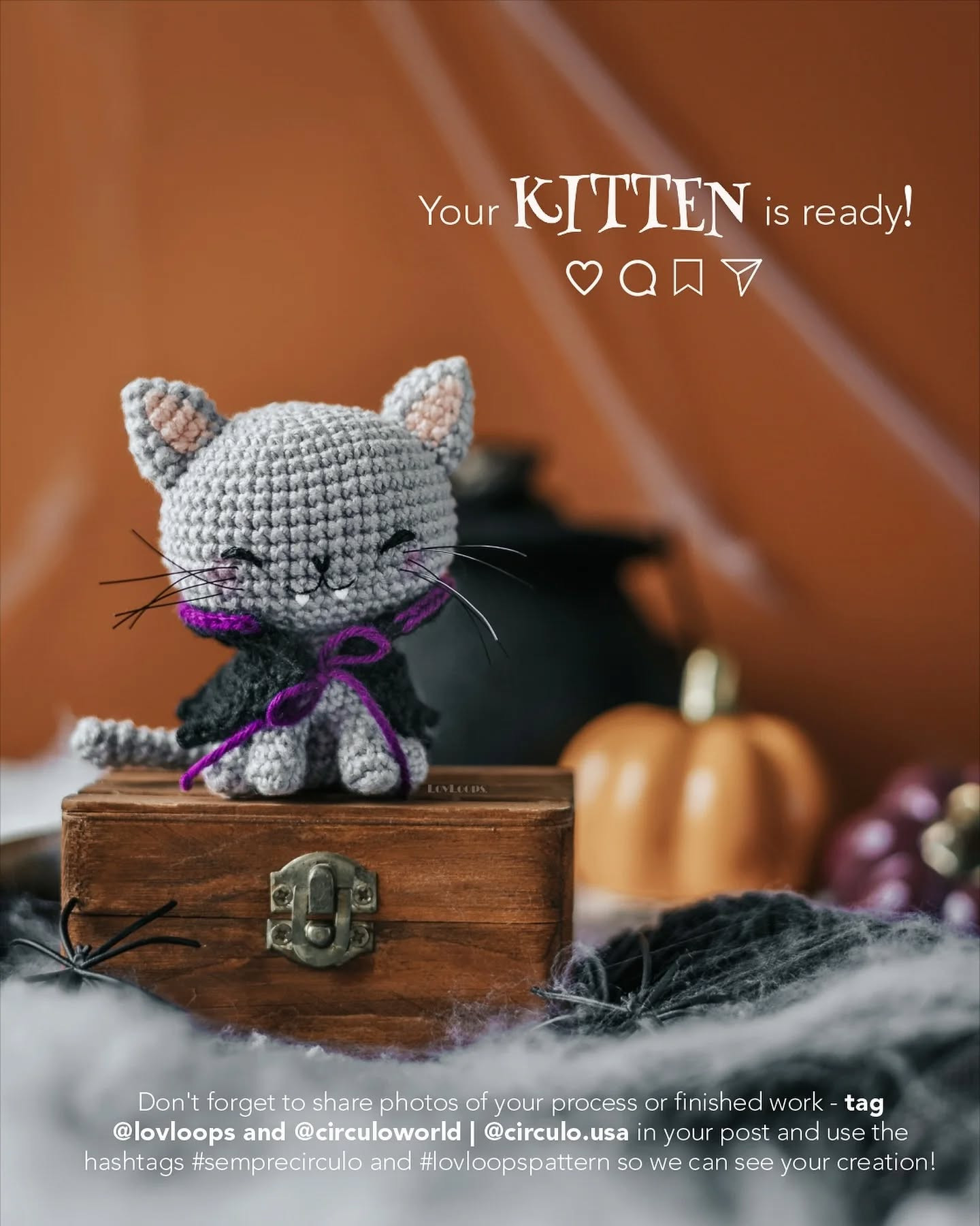 Spooky Cats Crochet Collection: Free Patterns