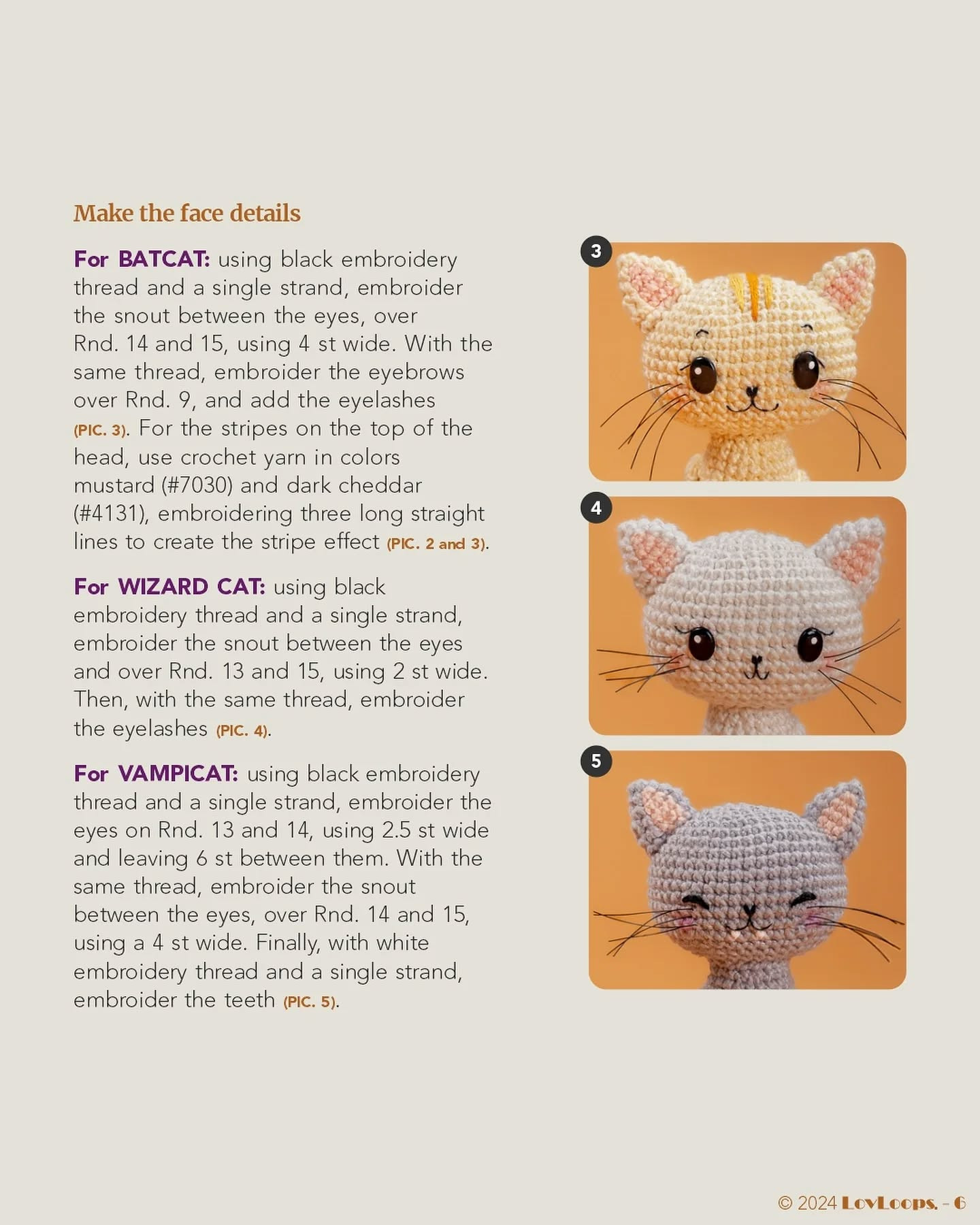 Spooky Cats Crochet Collection: Free Patterns