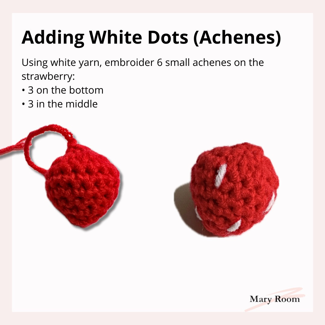 Strawberry Keychain Crochet Pattern: Free Download