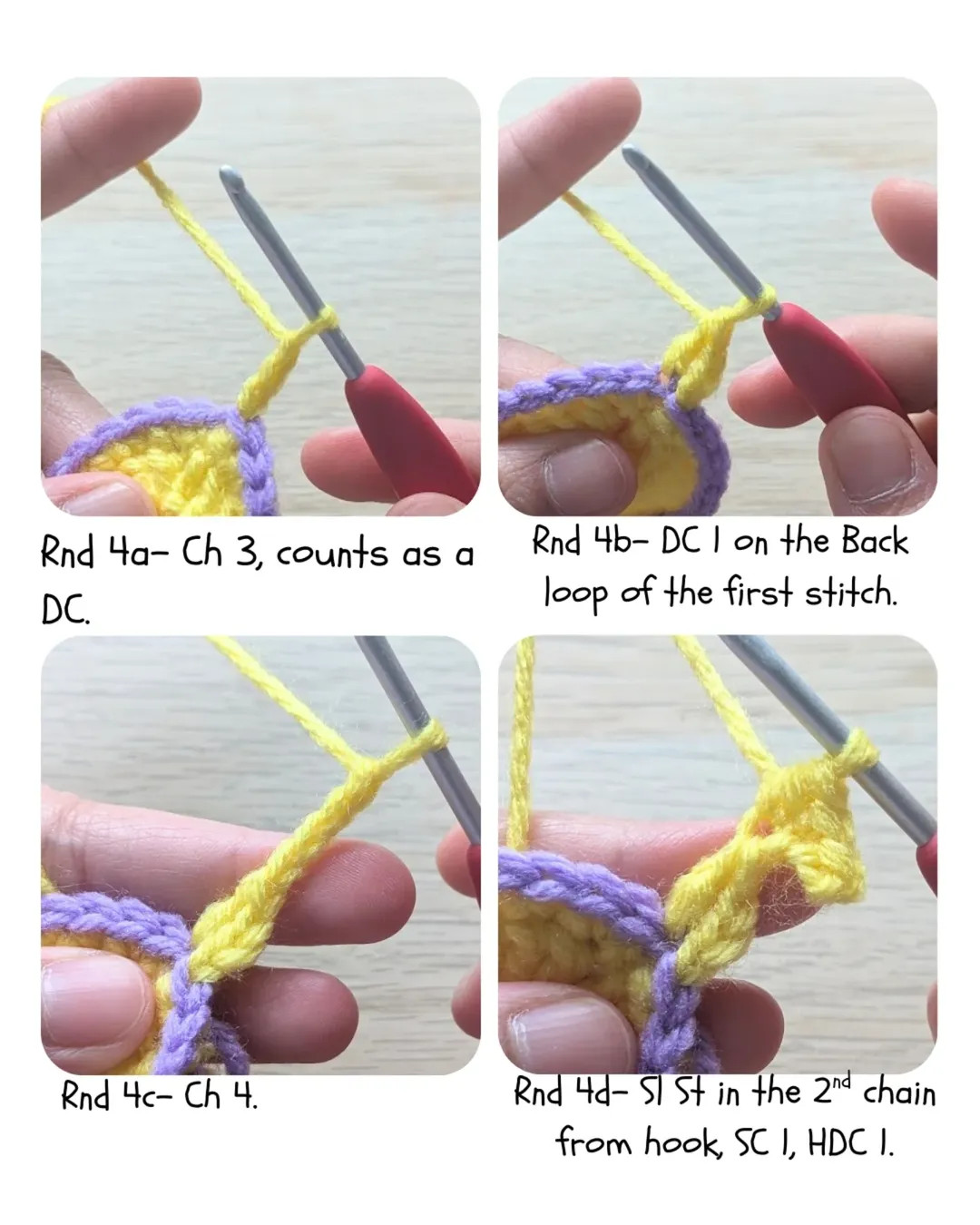 Sunshine Granny Square Crochet Pattern